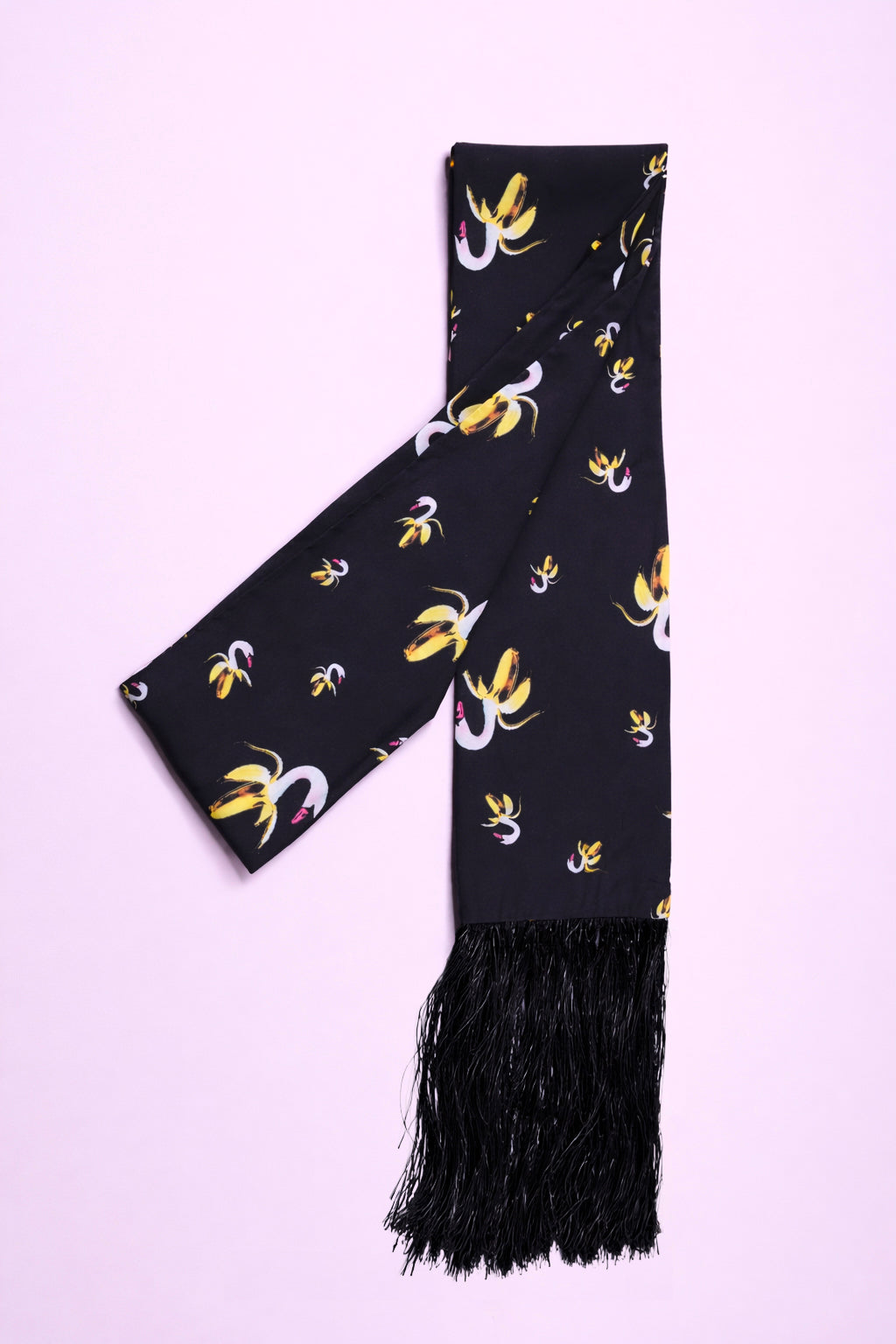 Fringed Scarf Bandeaux Logo Luana Ga'